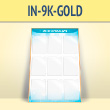 �������������� ����� � 9 ��������� �4 ������� (IN-9K-GOLD)
